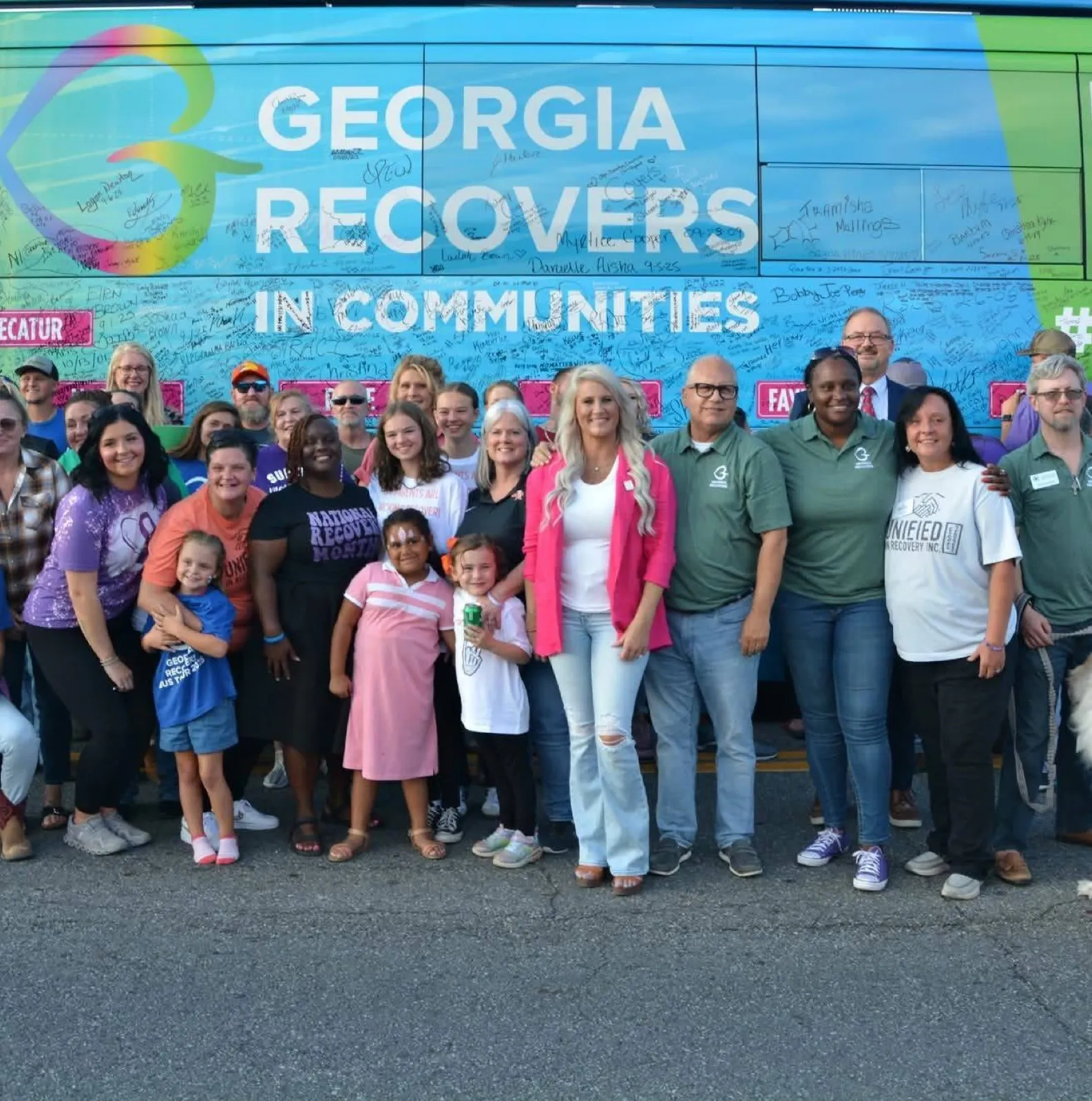 The Unified in Recovery community gathered at a Georgia Recovers event